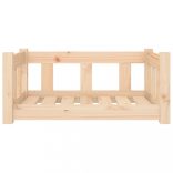 tömör fenyőfa kutyaágy 65,5 x 50,5 x 28 cm