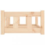 tömör fenyőfa kutyaágy 65,5 x 50,5 x 28 cm