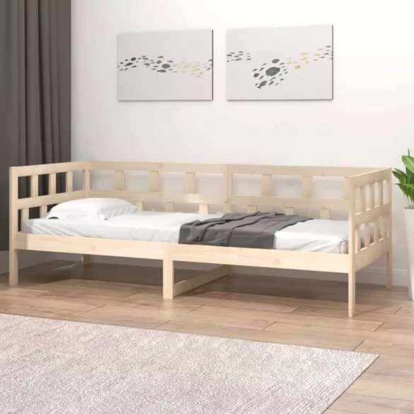 tömör fenyőfa kanapéágy 90 x 200 cm