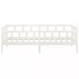 fehér tömör fenyőfa kanapéágy 90 x 200 cm