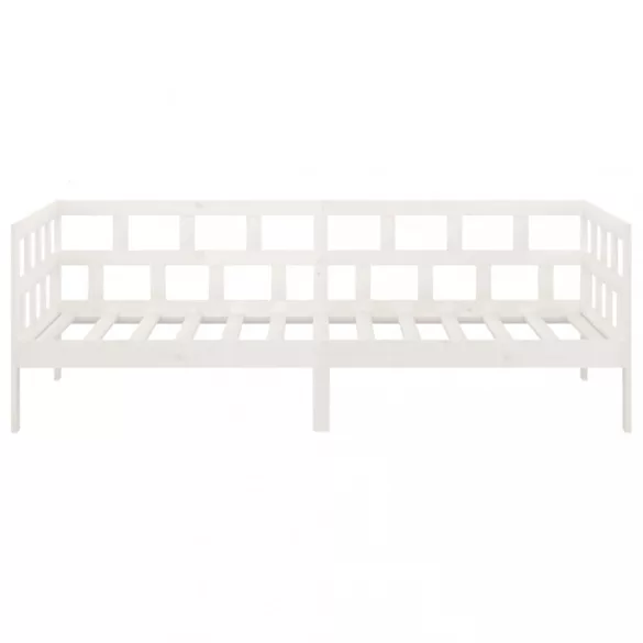 fehér tömör fenyőfa kanapéágy 80x200 cm