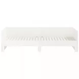 fehér tömör fenyőfa kihúzható kanapéágy 2x(80x200) cm