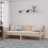 tömör fenyőfa kanapéágy 90 x 200 cm