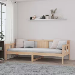 tömör fenyőfa kanapéágy 90 x 200 cm