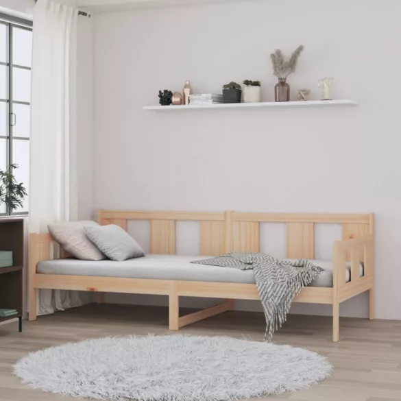 tömör fenyőfa kanapéágy 90 x 200 cm
