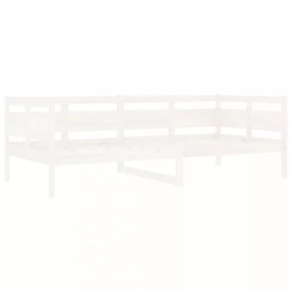 fehér tömör fenyőfa kanapéágy 90 x 200 cm