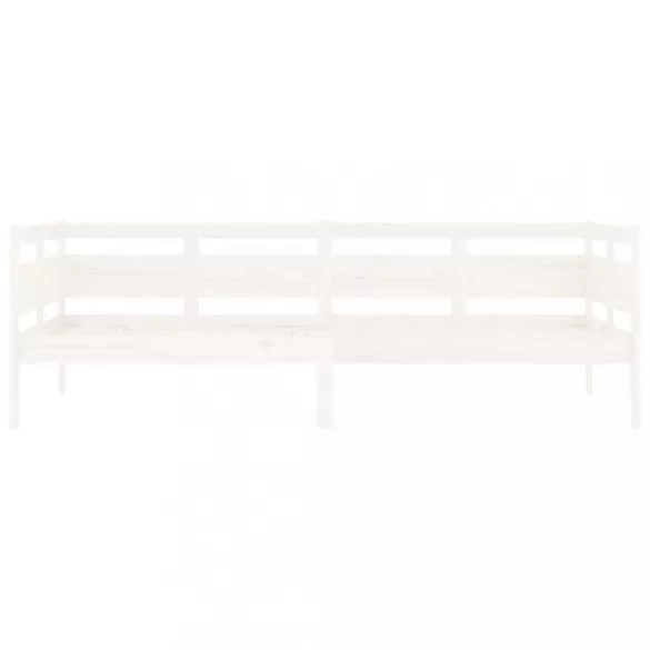 fehér tömör fenyőfa kanapéágy 90 x 200 cm