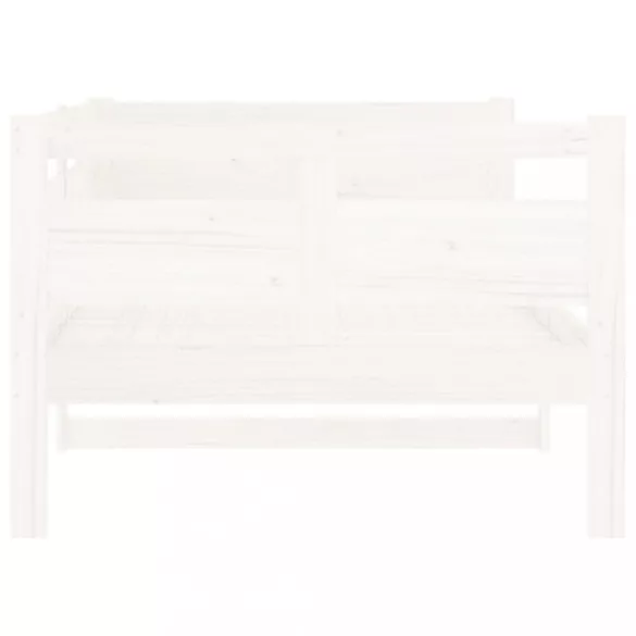 fehér tömör fenyőfa kanapéágy 90 x 200 cm