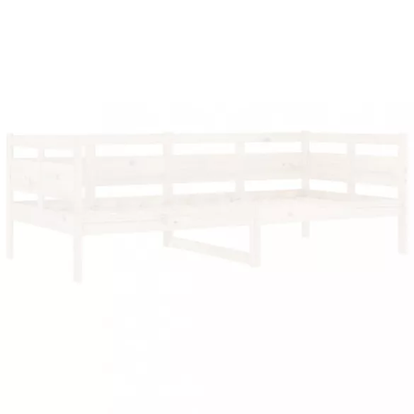 fehér tömör fenyőfa kanapéágy 90 x 190 cm