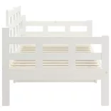 fehér tömör fenyőfa kanapéágy 90 x 200 cm