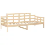 tömör fenyőfa kanapéágy 80x200 cm