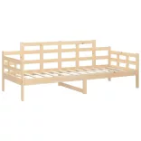 tömör fenyőfa kanapéágy 90 x 190 cm