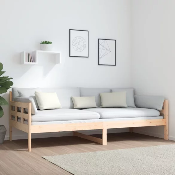 tömör fenyőfa kanapéágy 90 x 200 cm