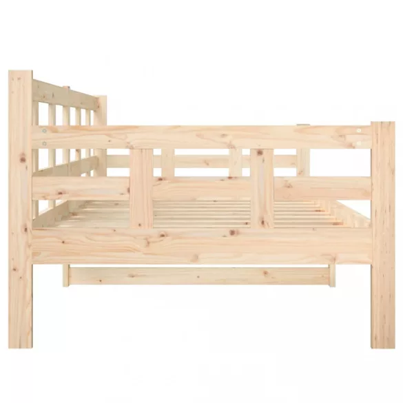 tömör fenyőfa kanapéágy 90 x 200 cm