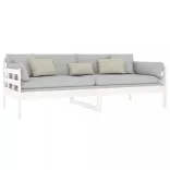 fehér tömör fenyőfa kanapéágy 90 x 200 cm