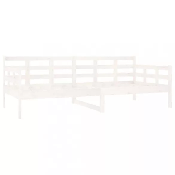 fehér tömör fenyőfa kanapéágy 90 x 200 cm