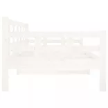 fehér tömör fenyőfa kanapéágy 90 x 200 cm