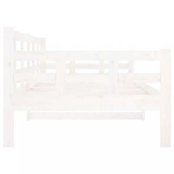 fehér tömör fenyőfa kanapéágy 90 x 200 cm