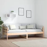 tömör fenyőfa kanapéágy 80x200 cm