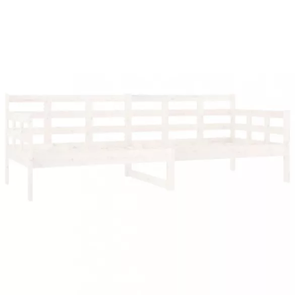 fehér tömör fenyőfa kanapéágy 80x200 cm