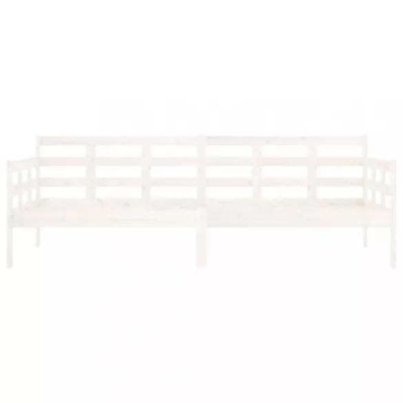 fehér tömör fenyőfa kanapéágy 80x200 cm