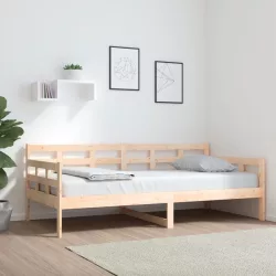 tömör fenyőfa kanapéágy 90 x 190 cm