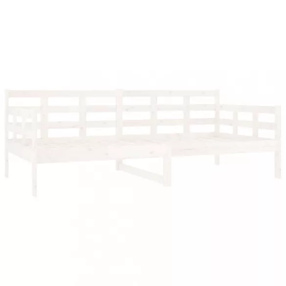 fehér tömör fenyőfa kanapéágy 90 x 190 cm