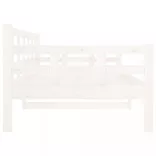 fehér tömör fenyőfa kanapéágy 90 x 190 cm