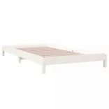 fehér tömör fenyőfa egymásra rakható ágy 100 x 200 cm