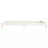 fehér tömör fenyőfa egymásra rakható ágy 100 x 200 cm