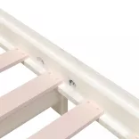 fehér tömör fenyőfa egymásra rakható ágy 100 x 200 cm