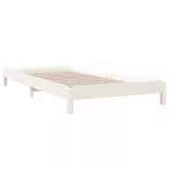 fehér tömör fenyőfa egymásra rakható ágy 90x190 cm