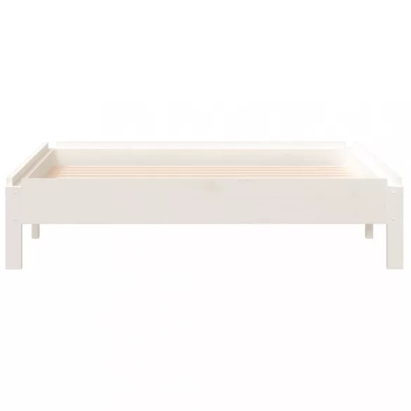 fehér tömör fenyőfa egymásra rakható ágy 90x190 cm