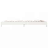 fehér tömör fenyőfa egymásra rakható ágy 90x190 cm