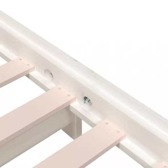 fehér tömör fenyőfa egymásra rakható ágy 90x190 cm