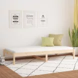 tömör fenyőfa kanapéágy matrac nélkül 80 x 200 cm