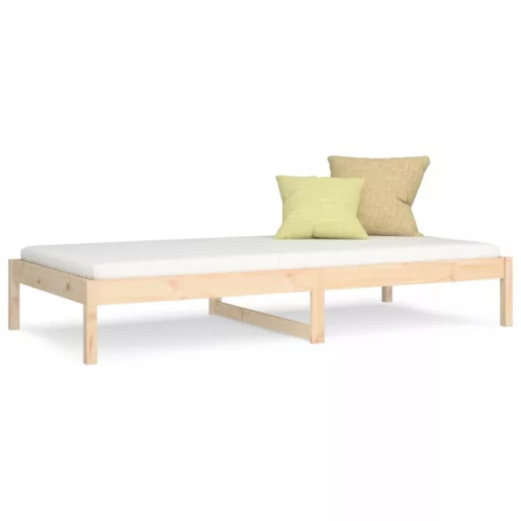 tömör fenyőfa kanapéágy matrac nélkül 80 x 200 cm