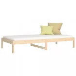 tömör fenyőfa kanapéágy matrac nélkül 80 x 200 cm
