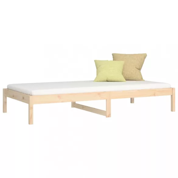 tömör fenyőfa kanapéágy matrac nélkül 80 x 200 cm