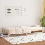 tömör fenyőfa kanapéágy matrac nélkül 80 x 200 cm