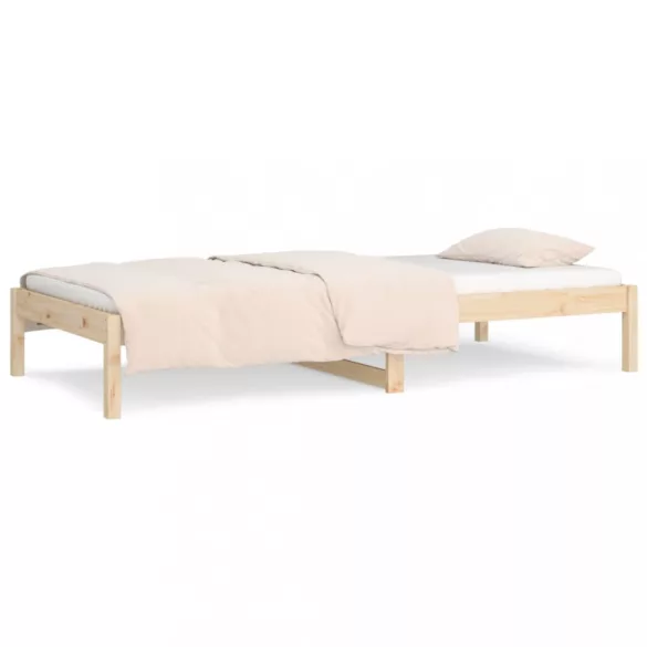 tömör fenyőfa kanapéágy matrac nélkül 80 x 200 cm