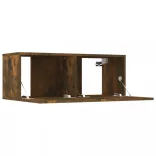 2 db füstös tölgy színű szerelt fa TV-szekrény 80 x 30 x 30 cm