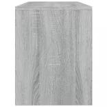 szürke sonoma színű szerelt fa fésülködőszék 70 x 35 x 45 cm