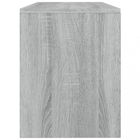 szürke sonoma színű szerelt fa fésülködőszék 70 x 35 x 45 cm