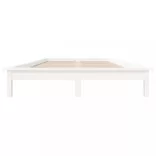 fehér tömör fenyőfa ágykeret 120 x 200 cm