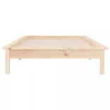 egyszemélyes tömör fa LED-es ágykeret 90 x 190 cm