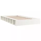fehér tömör fa ágykeret 135 x 190 cm (Double)