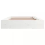 fehér tömör fa ágykeret 135 x 190 cm (Double)