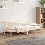 tömör fenyőfa kanapéágy matrac nélkül 90 x 200 cm
