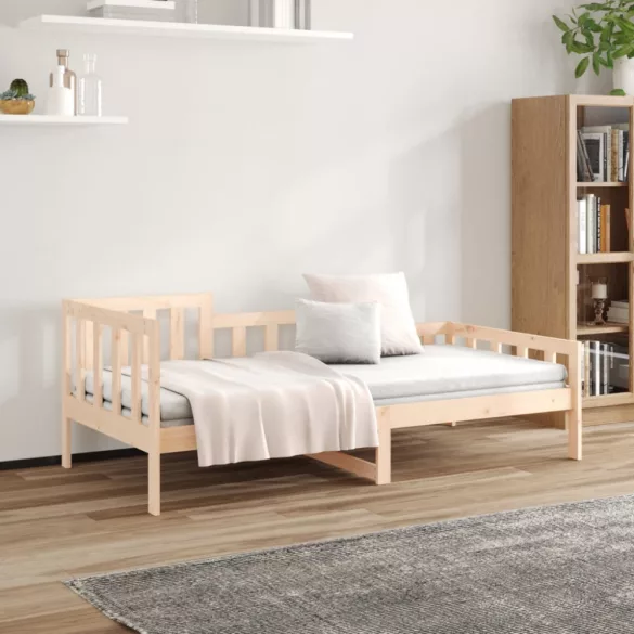 tömör fenyőfa kanapéágy matrac nélkül 90 x 200 cm